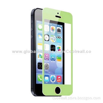 Tempered Glass Screen Protector for iPhone 4/4s/5/5s/5c, High-clarity/Anti-crash/Anti-fingerprint
